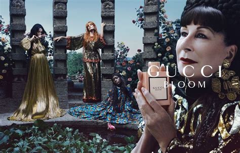 The New Gucci Bloom Campaign with Anjelica Huston, Florence 